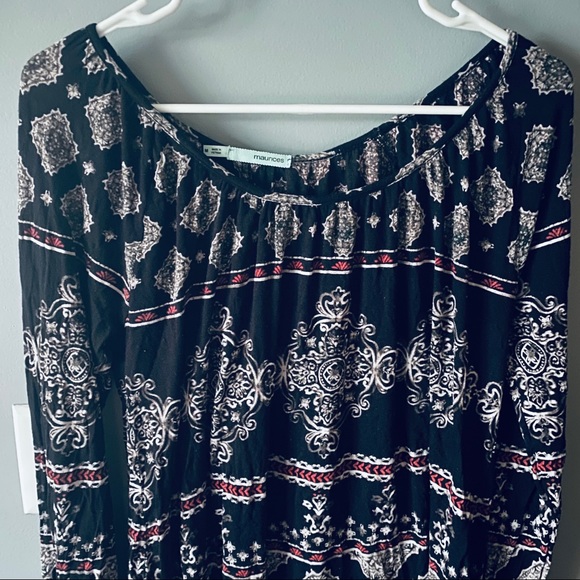 Maurices boho printed blouse - Picture 2 of 5